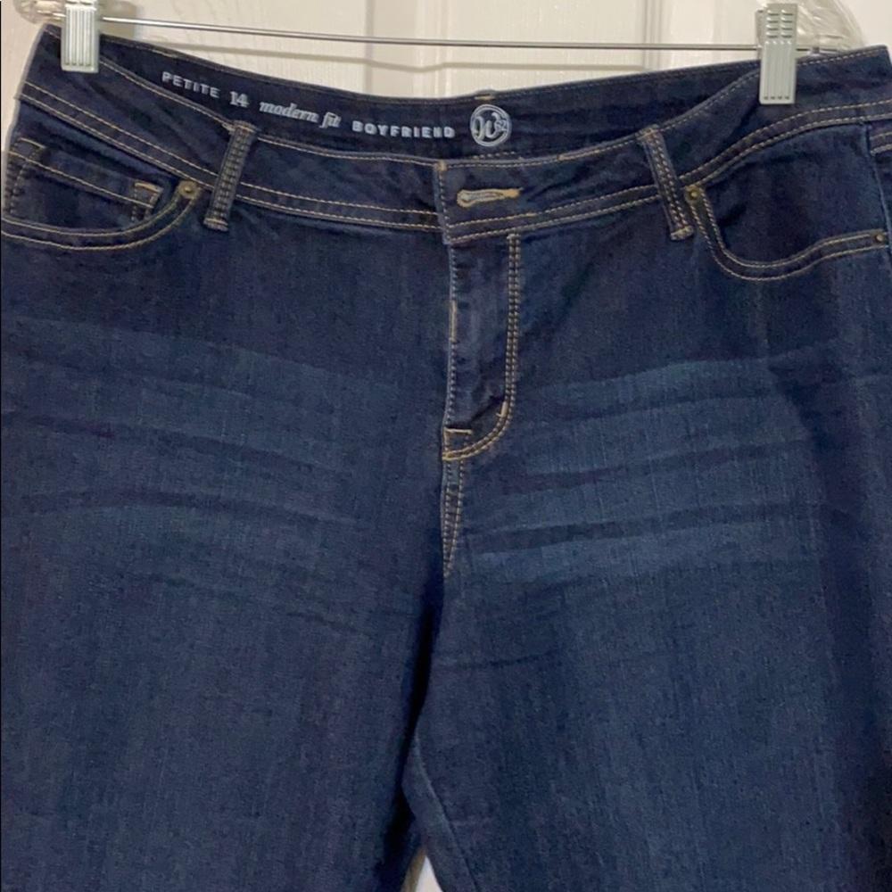 Dressbarn Modern Fit Boyfriend Crop Petite 14